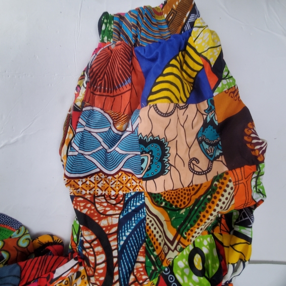African Print WrapTop size UK 16 US 12 - Picture 7 of 7